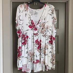 Torrid Super Soft Babydoll style shirt